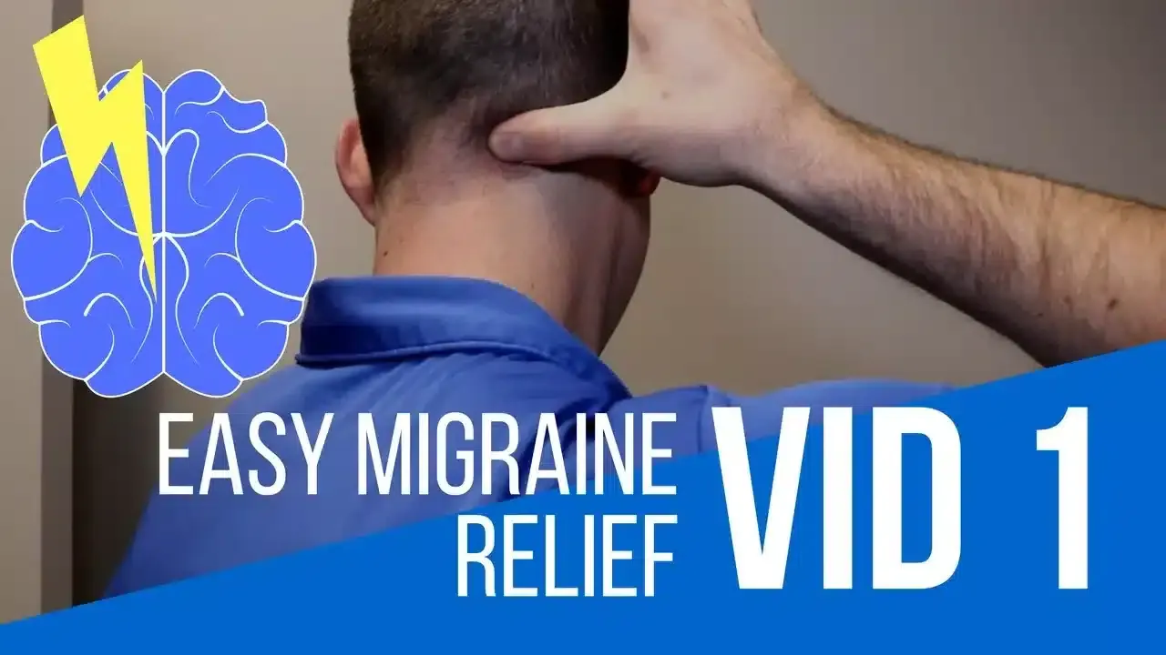 TRIGGER POINT EXERCISE FOR MIGRAINE RELIEF!