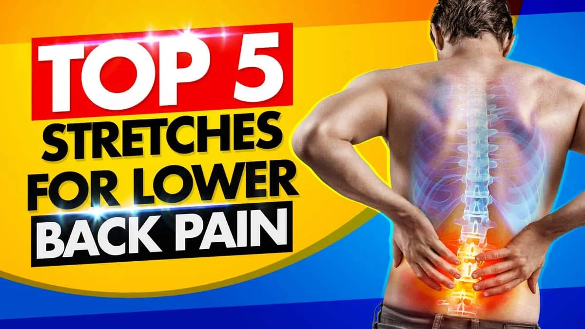 Eliminate or Relieve Lower Back Pain w/. These TOP 5 Stretches!